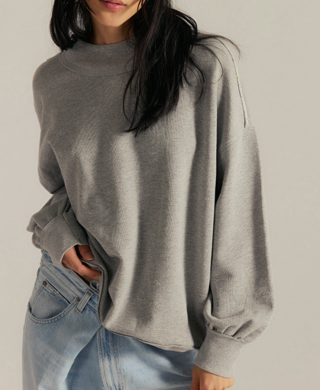 Free People Palm Springs Turtle Sweatshirt