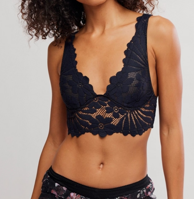 Free People Petal Party Plunge Bralet