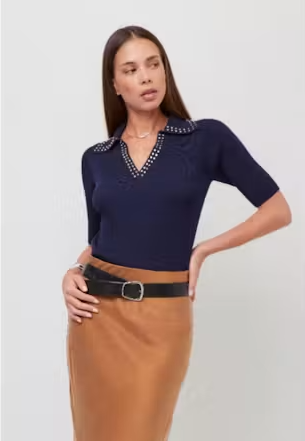 Fifteen Twenty Eleanor Polo Sweater