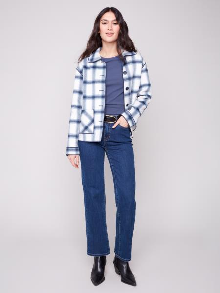 Charlie B Reversible Plaid Jacket