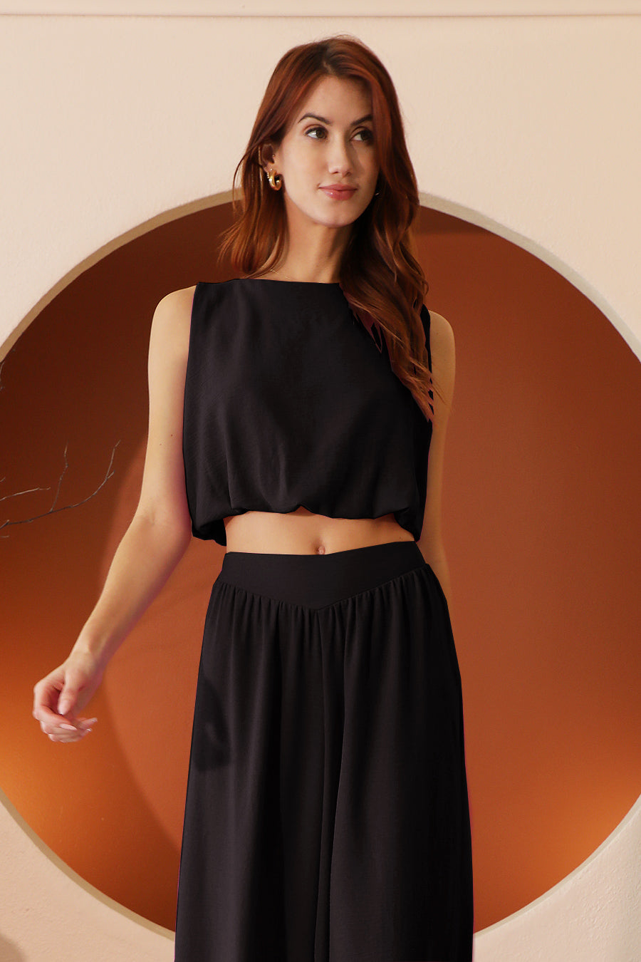 Tyche Bubble Crop Top