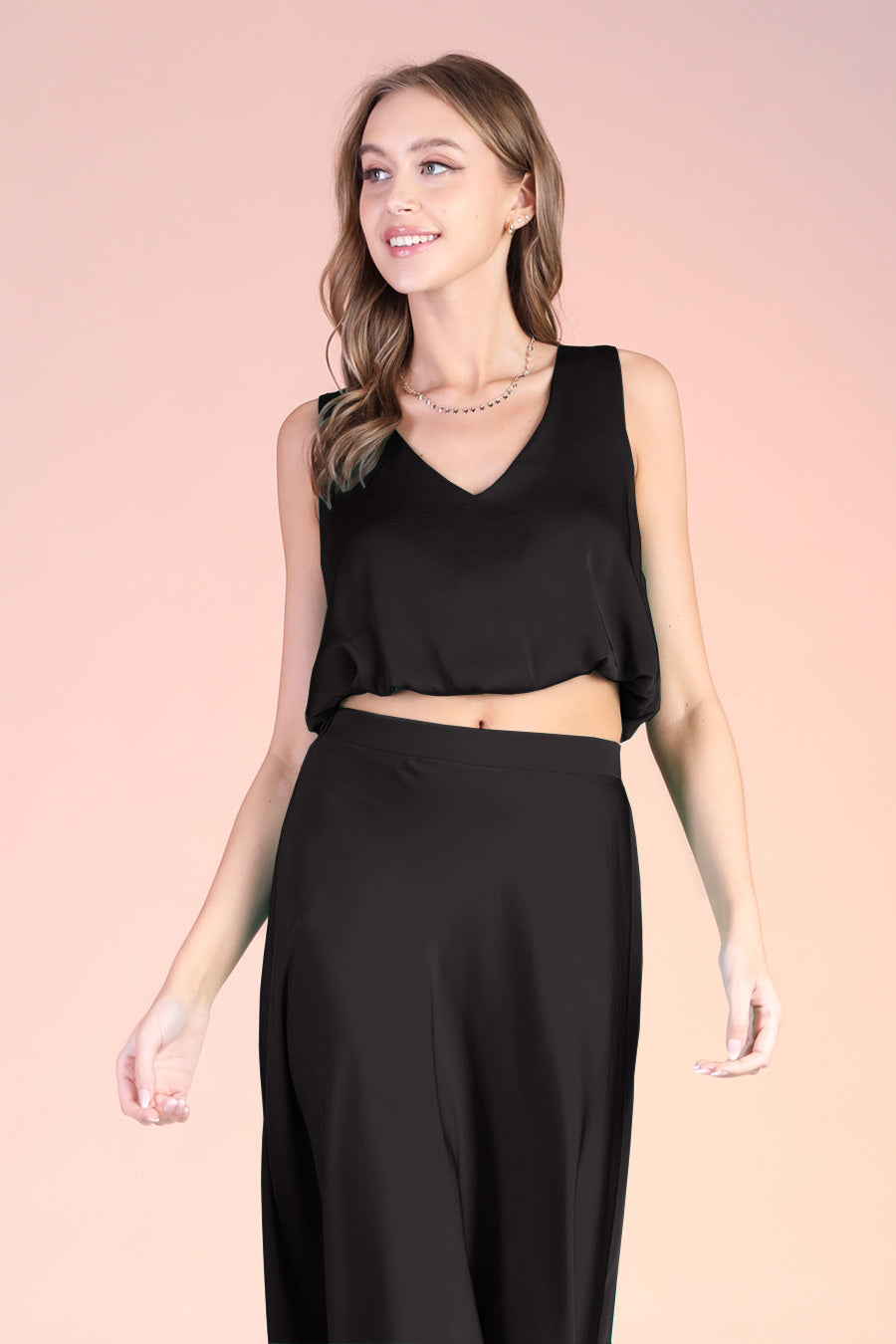 Tyche V-Neck Crop Top