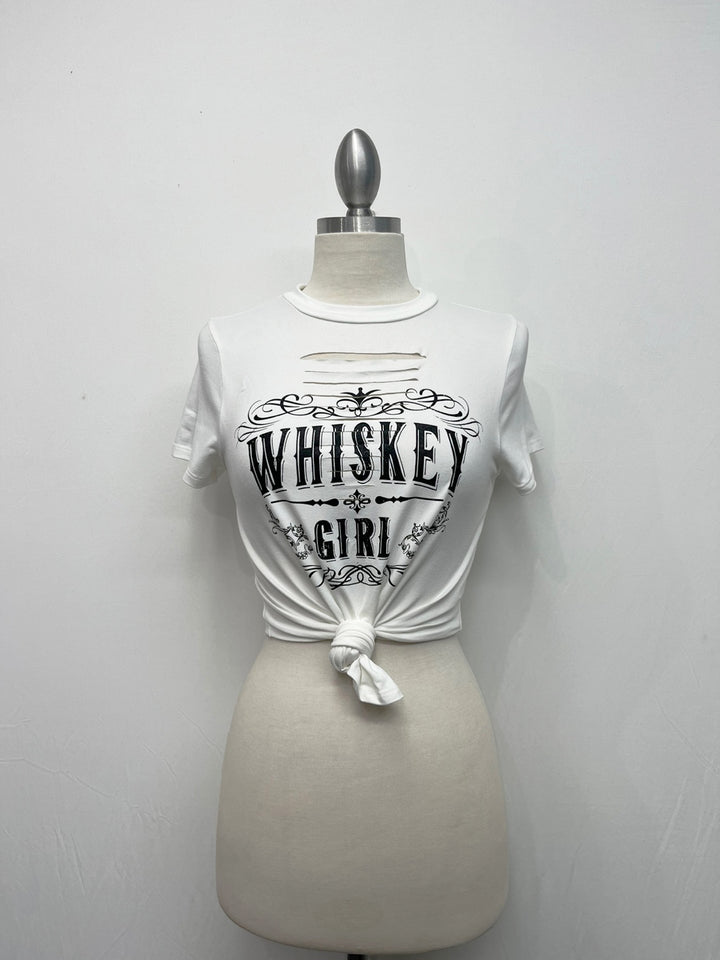 G Mini Whiskey Girl Knot Top