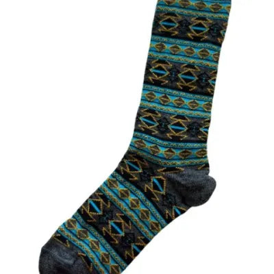 Chaussettes à rayures aztèques Tey-Art