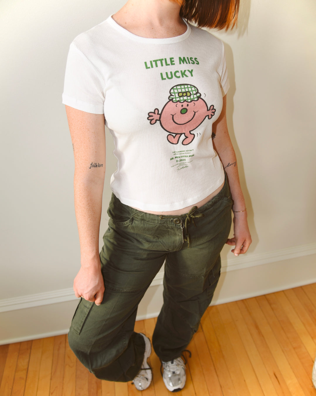 The Laundry Room Little Miss Print Baby Tee