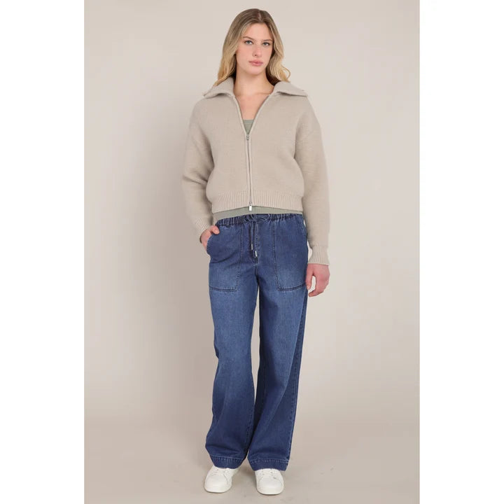 Dex Wide Collar Cardigan