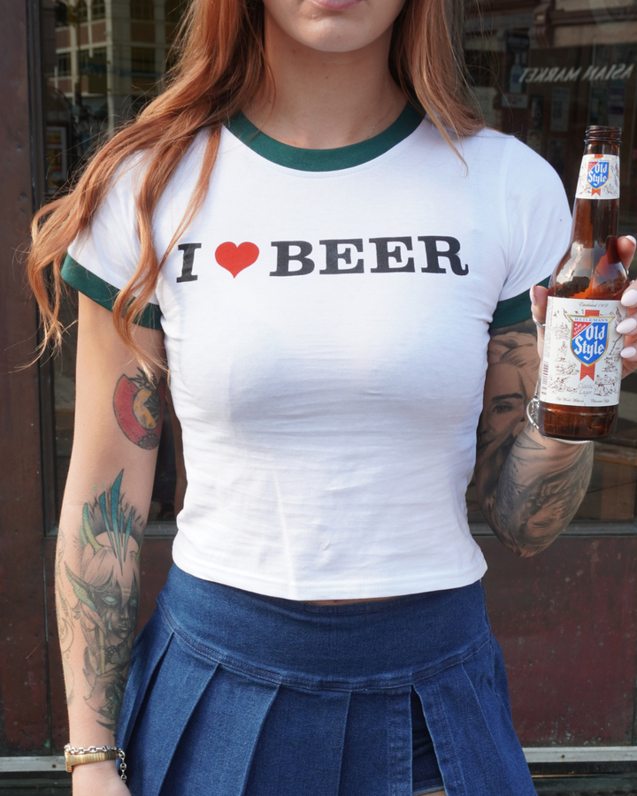 Dale's Exclusive I Heart Beer Ringer Tee
