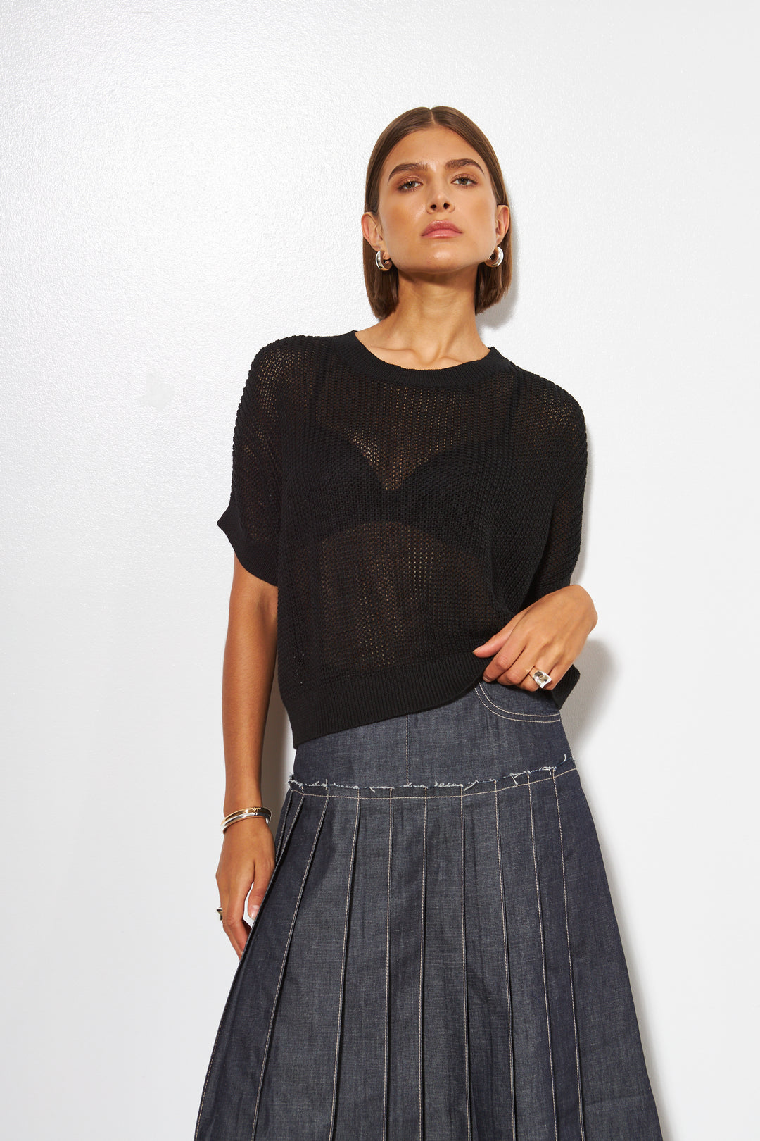 Line Emersyn Short Sleeve Sweater