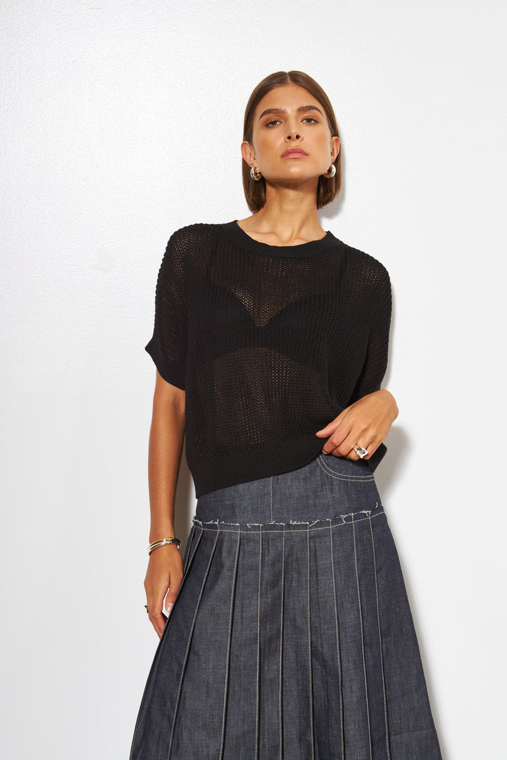 Line Emersyn Short Sleeve Sweater