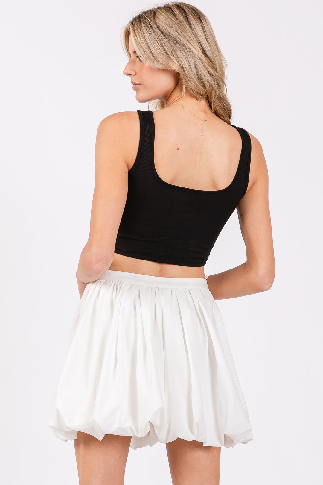 The Vintage Shop Poly Span Ballon Skirt