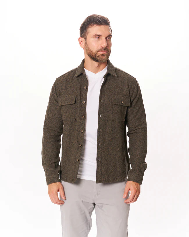 Vustra Twill Shadow Shacket