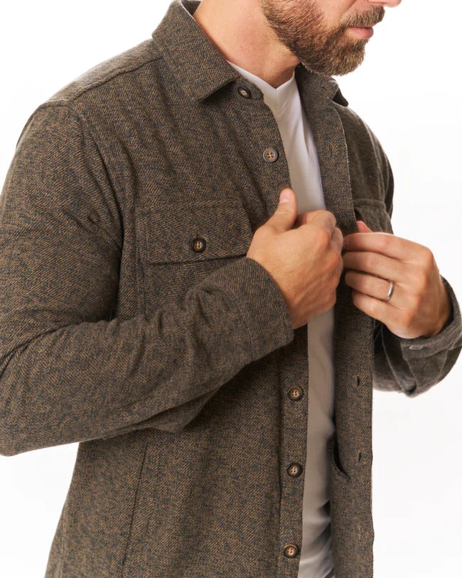 Vustra Twill Shadow Shacket