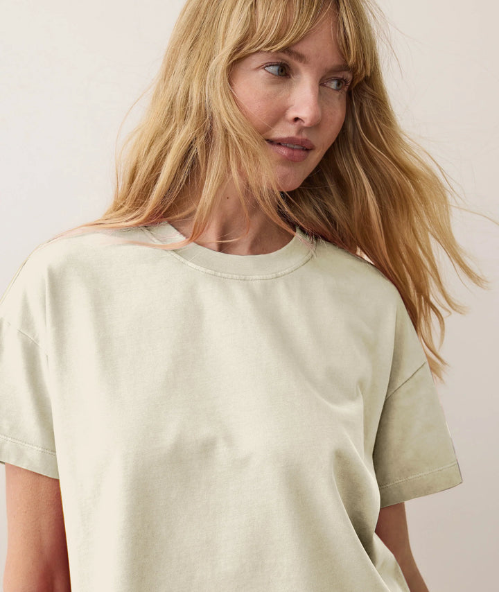 Marine Layer Luxe Jersey Crew Tee