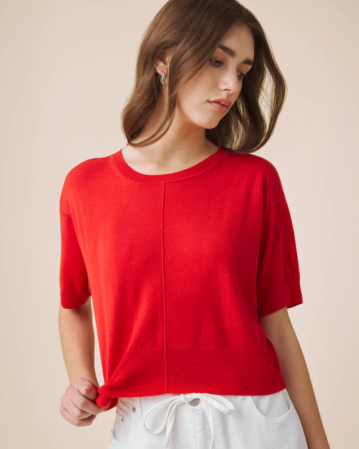 Splendid Erica Short Sleeve Sweater