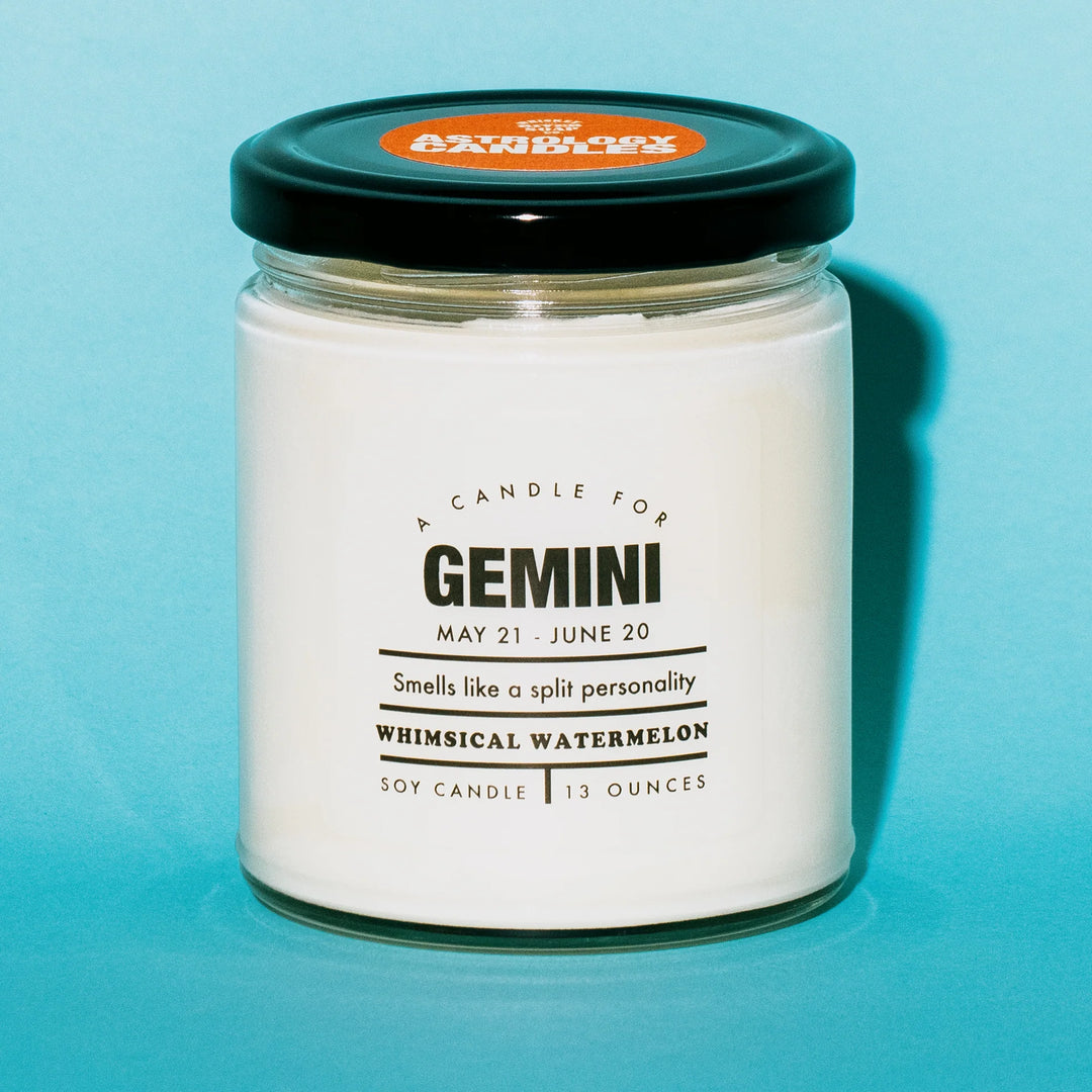 Bougie Gémeaux de savon de rivière de whisky