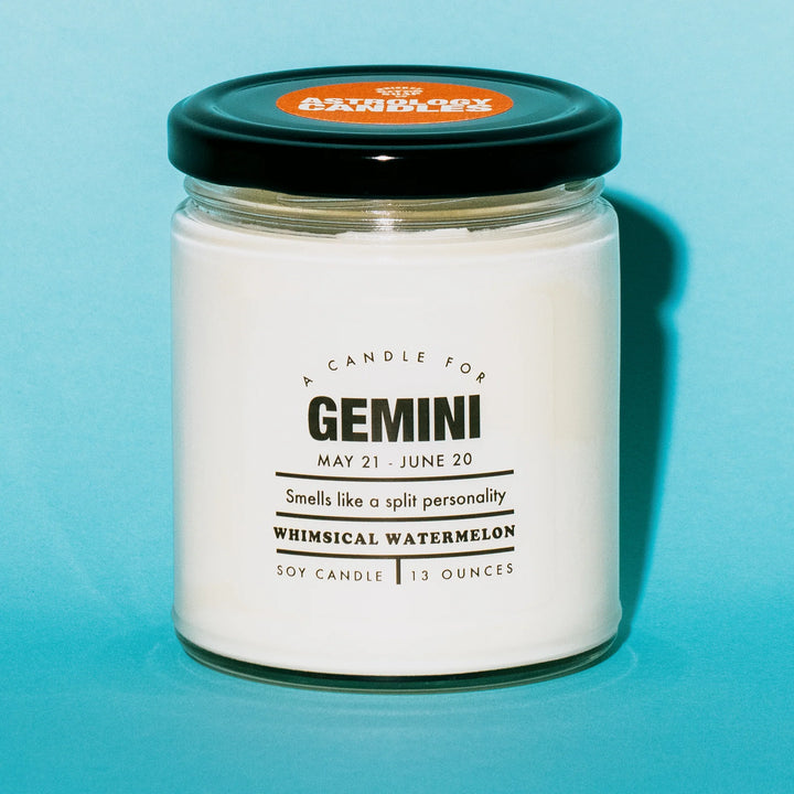 Bougie Gémeaux de savon de rivière de whisky