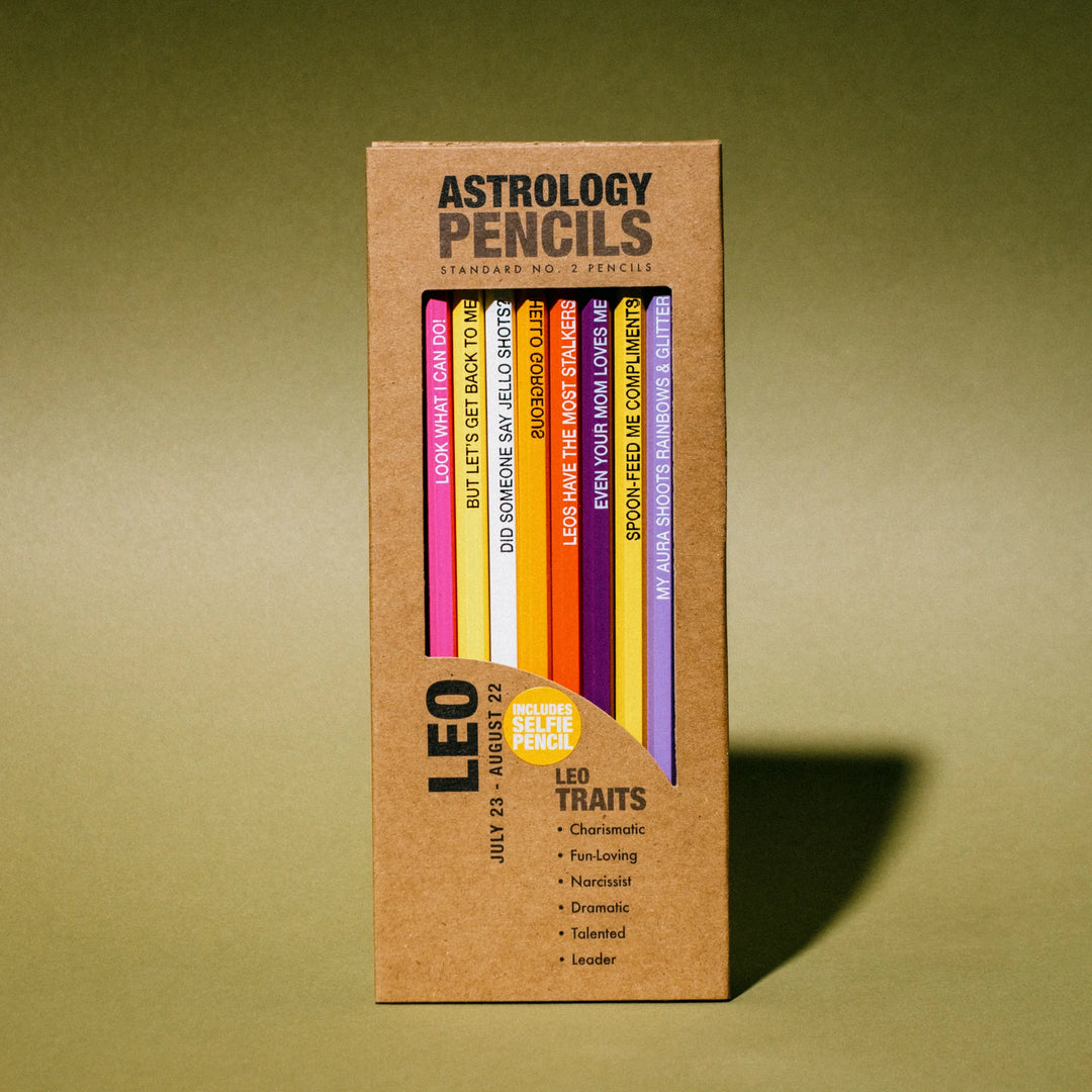 Whiskey River Soap Astrology Pencil Pack Leo