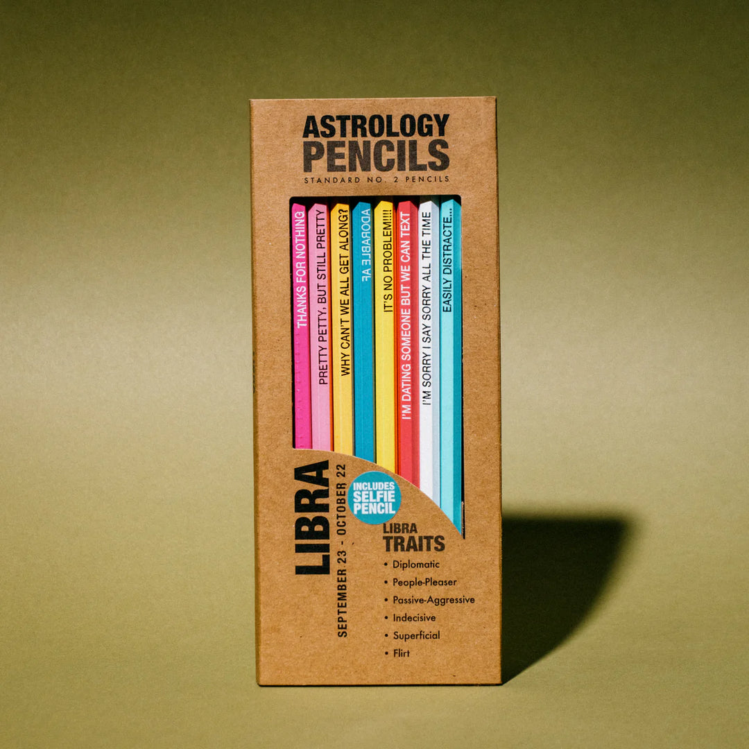 Whiskey River Soap Astrology Pencil Pack Libra