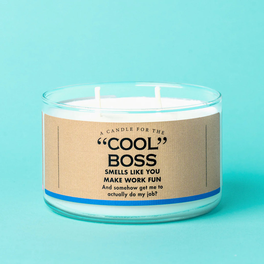 Whiskey River Soap A Candle For The "Cool" Boss