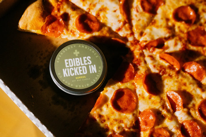 Whiskey River Soap Emergency Ambiance Tin - Edibles Kicked In