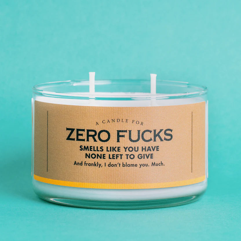 Whiskey River Soap A Candle for Zero F***