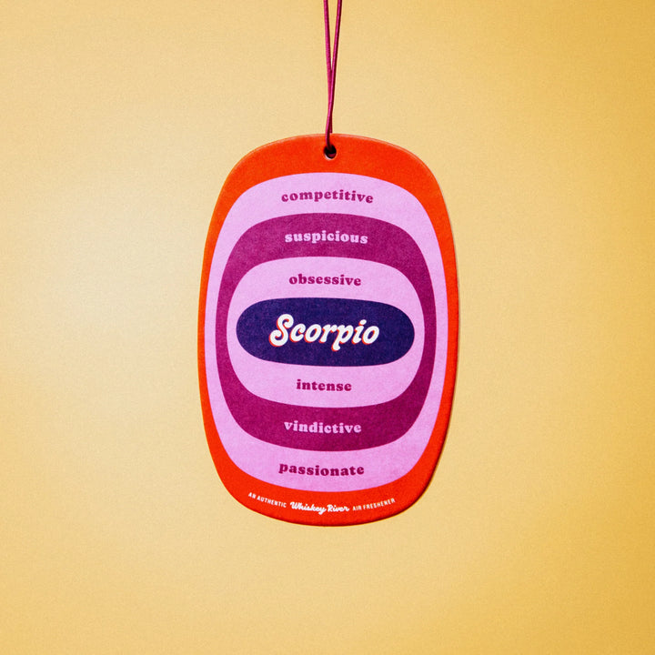 Whiskey River Soap Scorpio Air Freshener