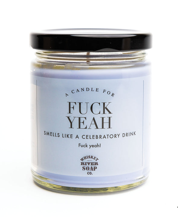 Whiskey River Soap A Candle For Fuck Yeah
