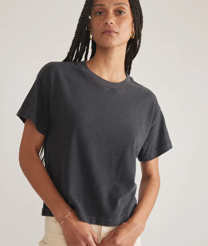 Marine Layer Vintage Slub Crop Tee
