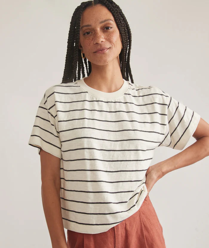 Marine Layer Vintage Slub Crop Tee