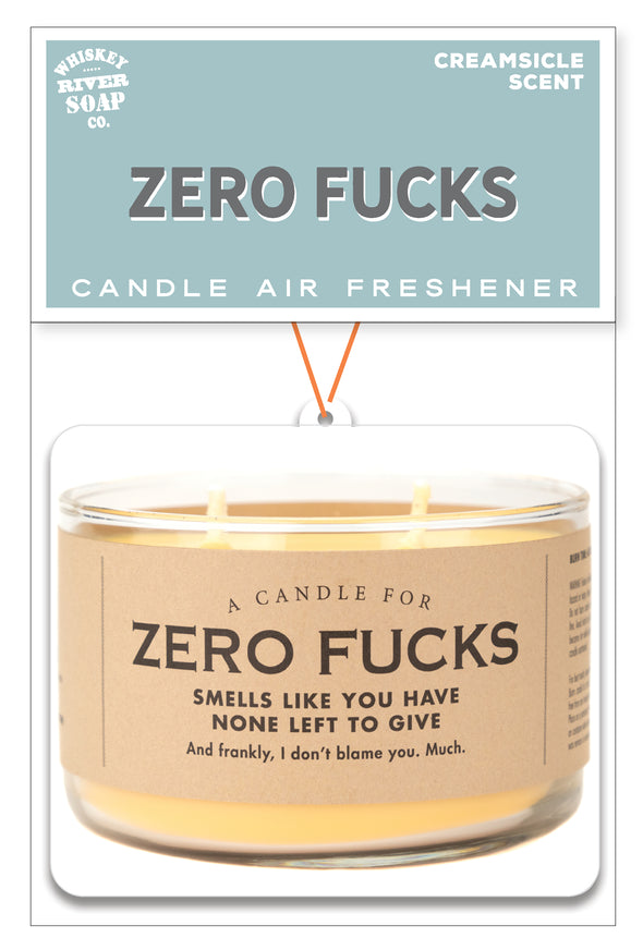 Whiskey River Soap Zero Fucks Air Freshener