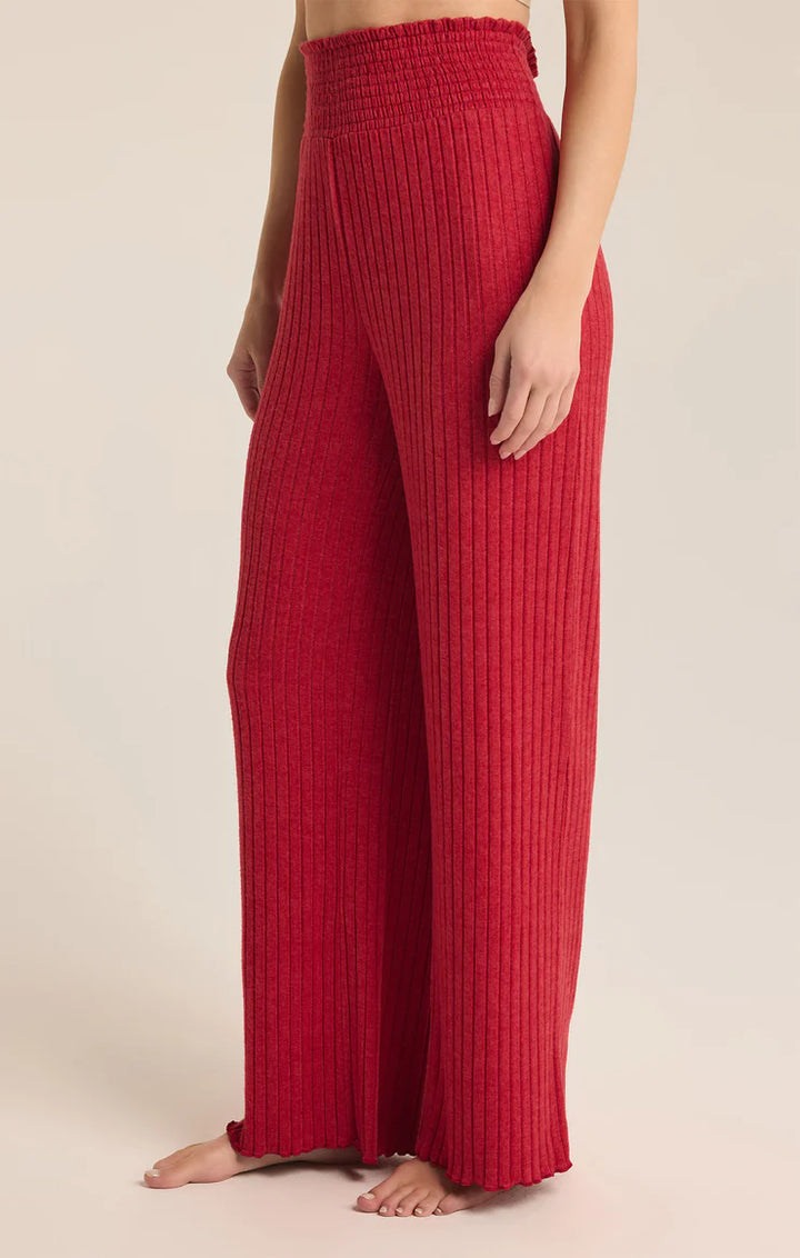 Z Supply Dawn Smocked Rib Pant