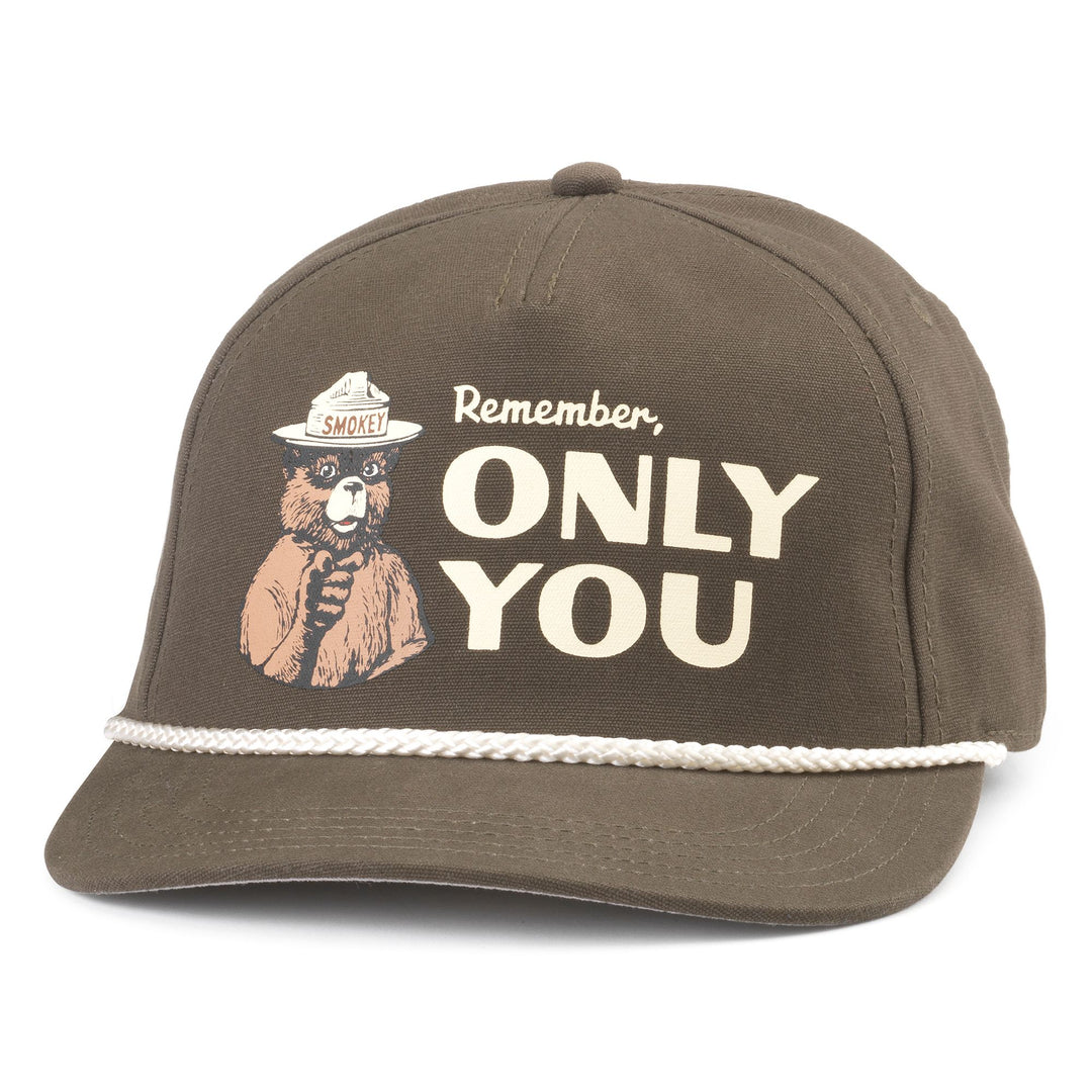 American Needle Canvas Cappy Smokey Bear Hat