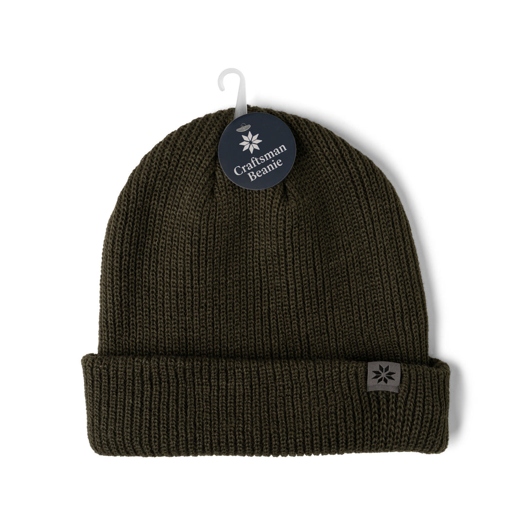 DM Merchandising Olive Craftsman Mens Beanie