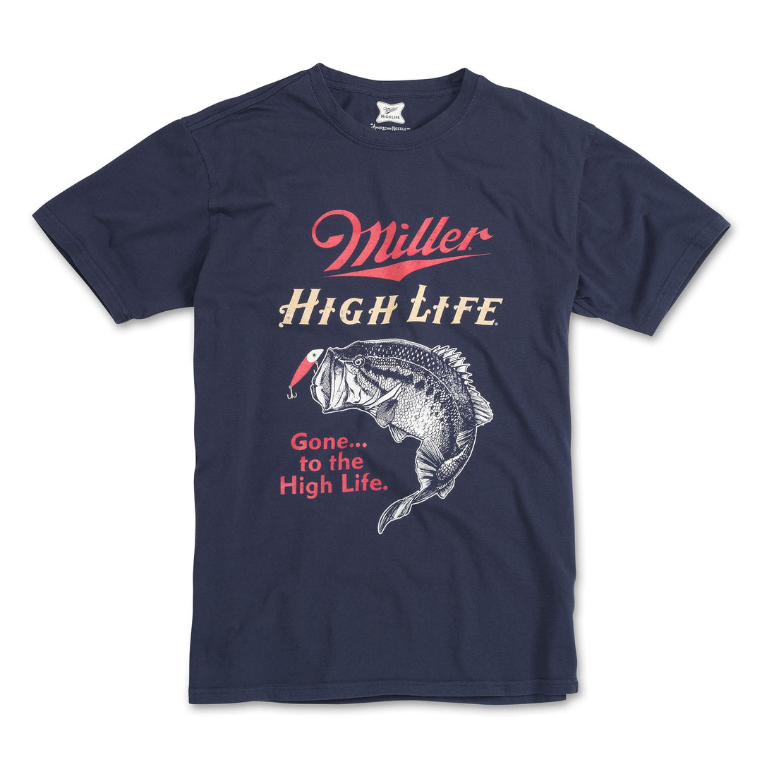 American Needle Red Label Miller High Life Fish Tee