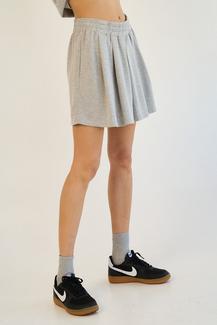 The Greii Modal Blend Pleated Shorts