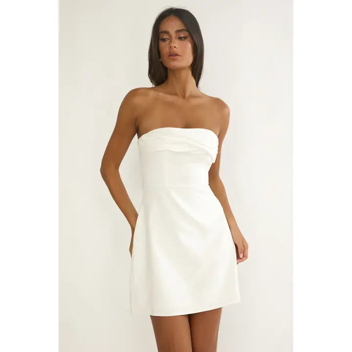 One & Only Strapless Sweetheart Mini Dress