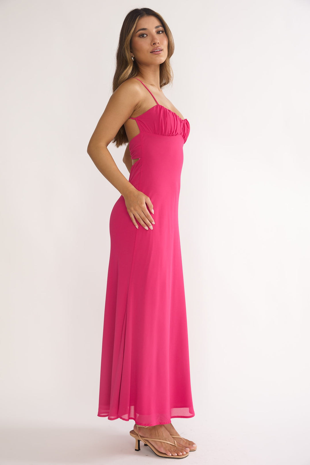 One & Only Nerida Twist Back Maxi Dress