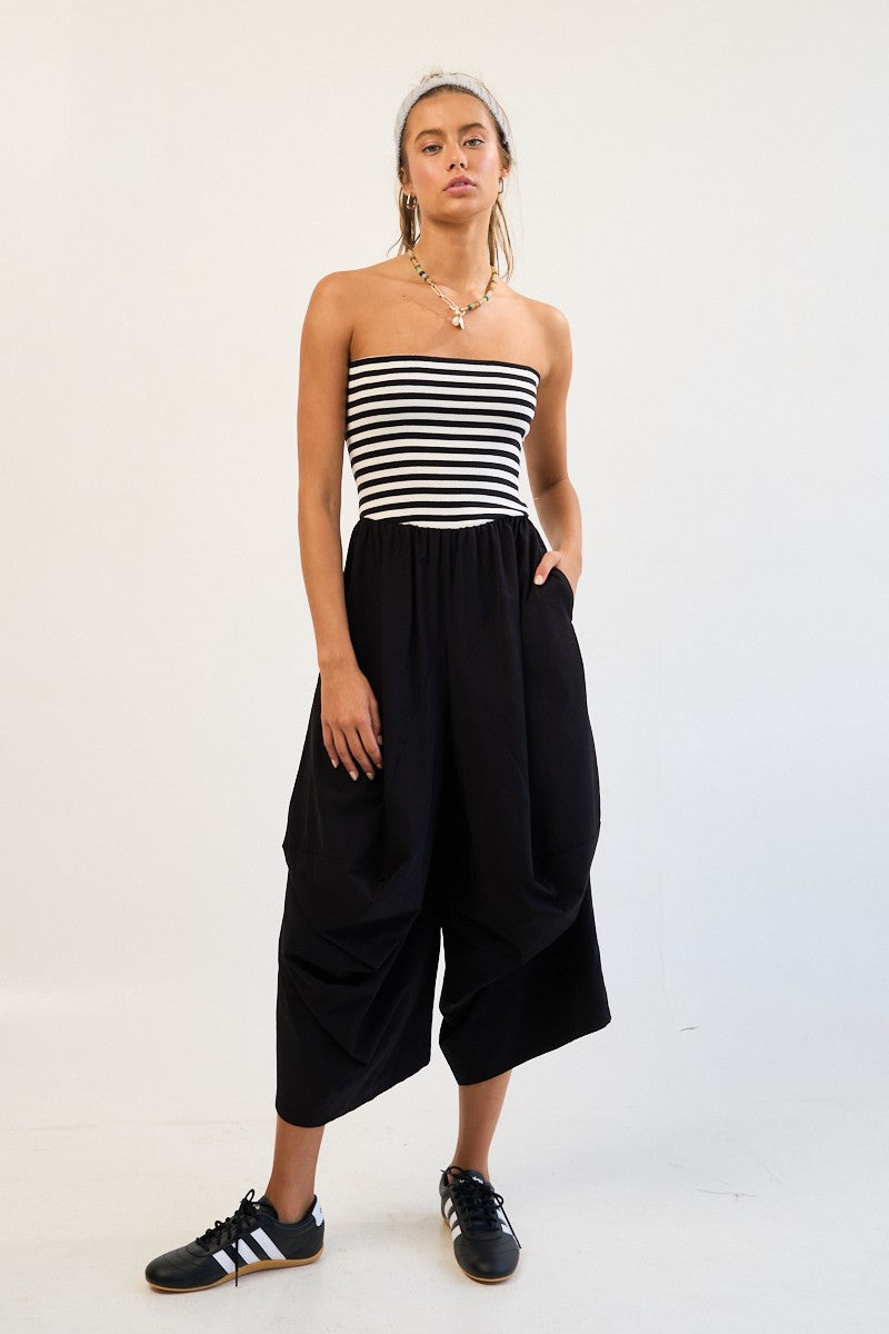 The Greii 2-way Convertible Strapless Jumpsuit