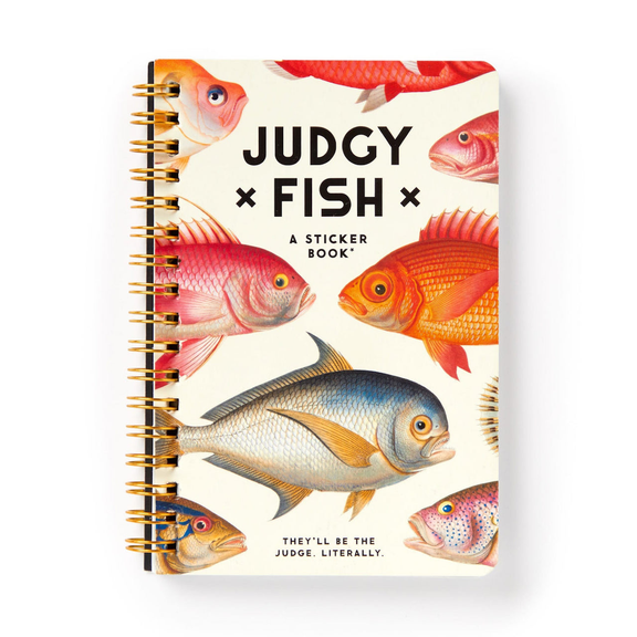 Chronicle Books Sticker Book Judgy Fish