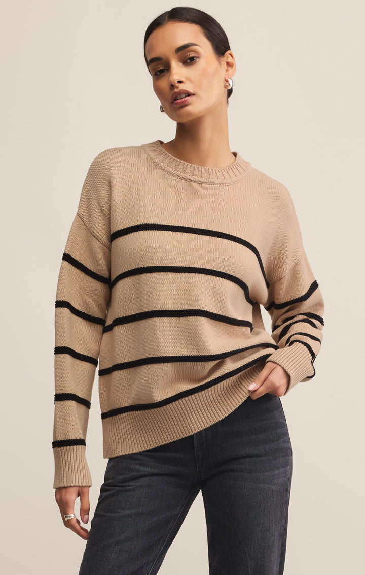 Z Supply Boyfriend Stripe Sweater