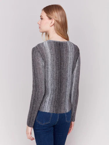 Charlie B Lightweight Space Dye Yarn Sweater