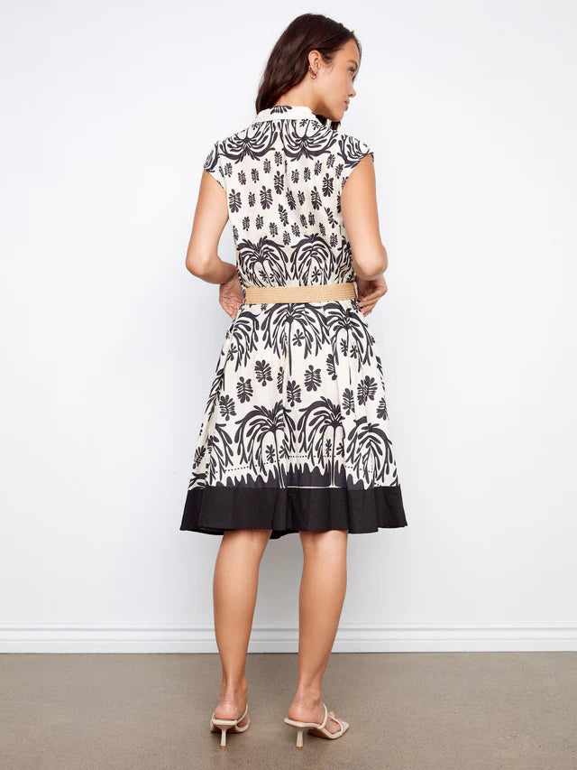charlie b linen dress Charlie B Sleeveless Smocked Maxi Dress S