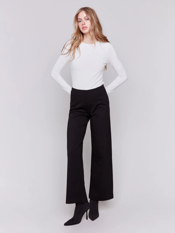 Charlie B Pull on Wide Leg Pant Pants