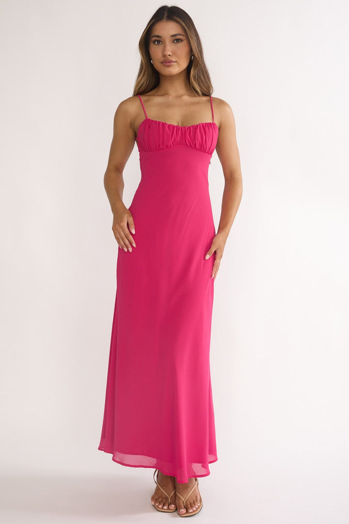 One & Only Nerida Twist Back Maxi Dress