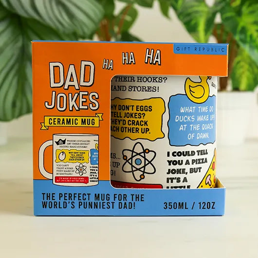 Gift Republic Dad Jokes Ceramic Mug