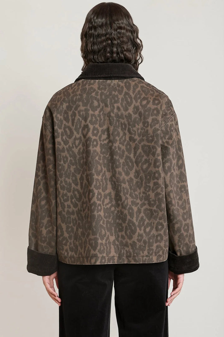 Dex Leopard Denim Jacket