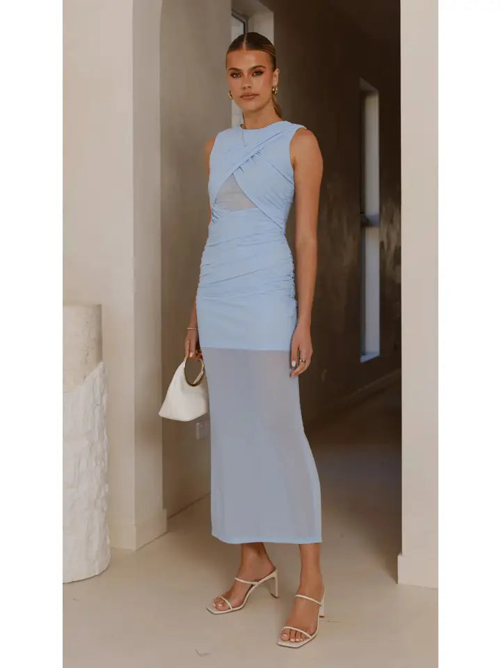 One & Only Crisscross Cut Out Maxi Dress
