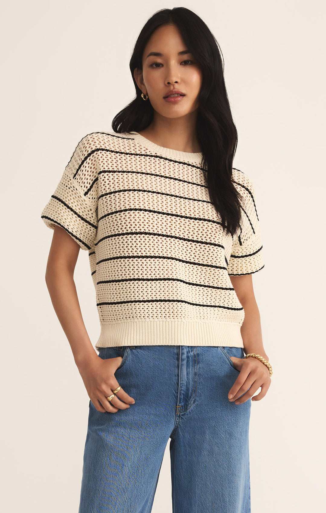 Z Supply Ines Striped Sweater