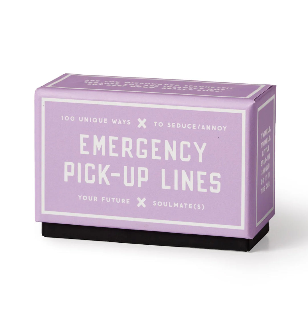 Chronicle Books Emergency Pick-up Lines Card Set