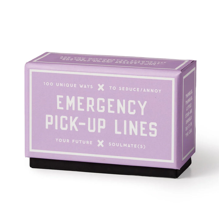 Chronicle Books Emergency Pick-up Lines Card Set